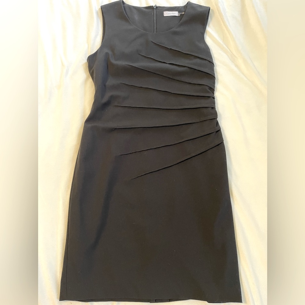 Calvin Klein sheath dress black. Sz 8